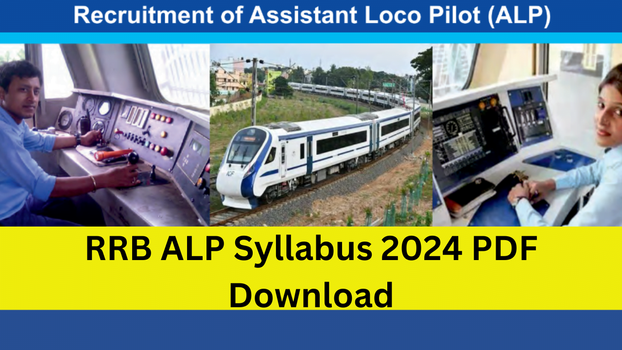 RRB ALP Syllabus 2024 PDF Download For Assistant Loco Pilot Sarkari